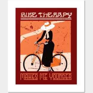 Bike Girl T-shirt Posters and Art